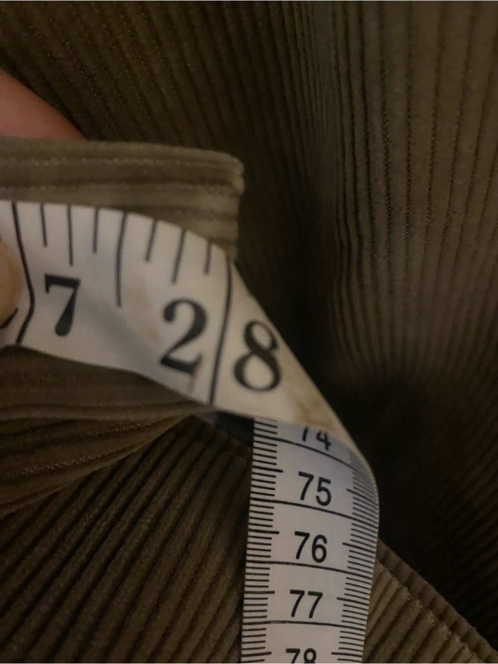 Polo Ralph Lauren Olive Green Corduroy Pleated Trousers Vtg Dbl Pleated 32 x 28 - Picture 8 of 10